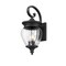 Z-Lite Davina 3 Light Outdoor Wall Light, 9in. W x 21.5in. H, Black 5016M-BK - alternate 7